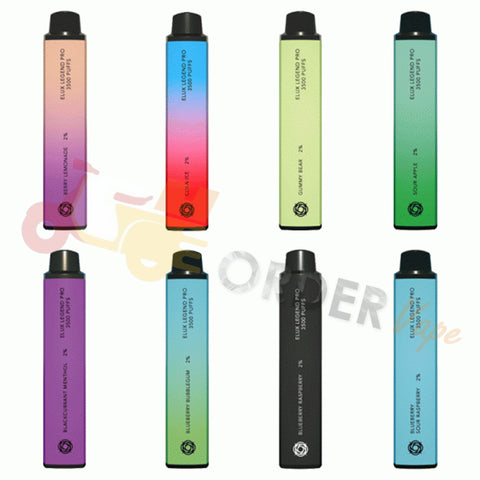 Elux Legend Pro 3500 Disposable Vape 10x Multipack