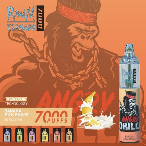 banana milk shake r and m tornado 7000 disposable Vape