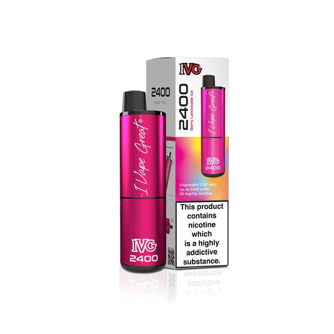 berry lemonade ice  Ivg 2400 Puffs Disposable Vape