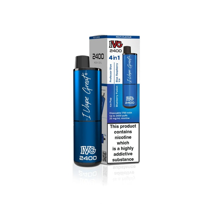 blue edition Ivg 2400 Puffs Disposable Vape