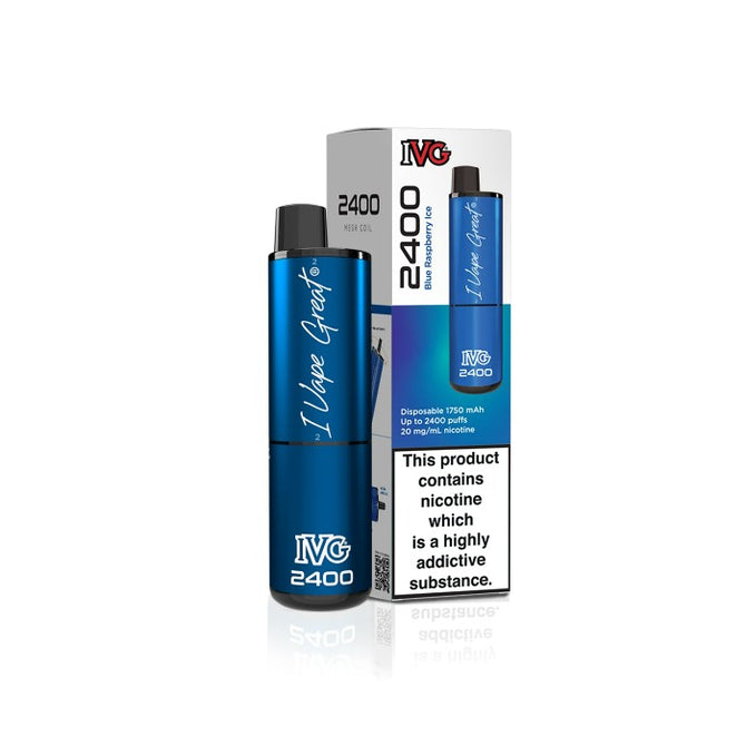 blue raspberry ice Ivg 2400 Puffs Disposable Vape