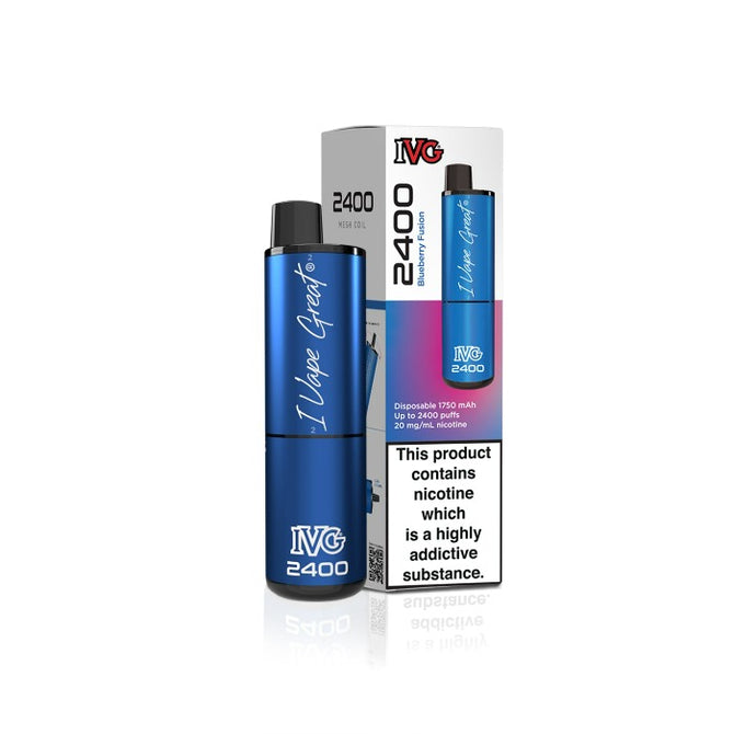 blueberry fusion Ivg 2400 Puffs Disposable Vape