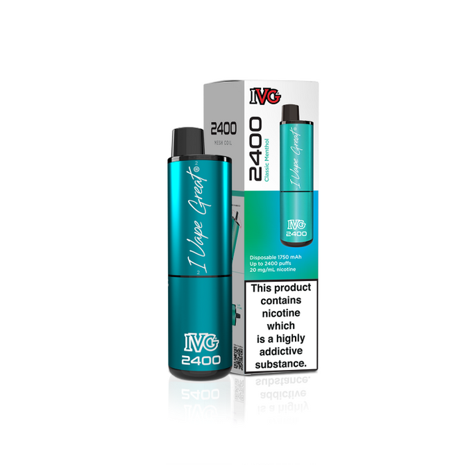 classic menthol Ivg 2400 Puffs Disposable Vape