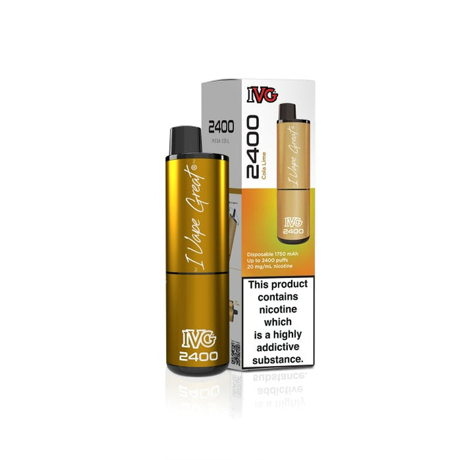 cola lime Ivg 2400 Puffs Disposable Vape