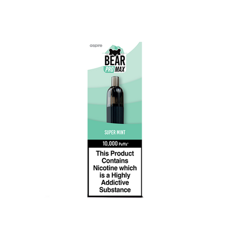 Bear Pro Max 10000 Puffs Includes 3X Nic Salts 20mg