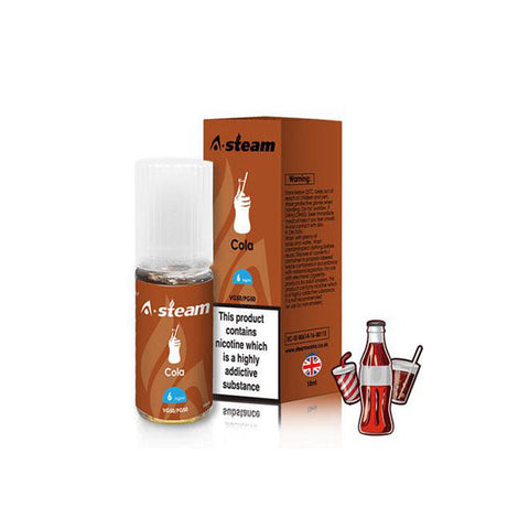 A-Steam Fruit Flavours 6MG 10ML (50VG/50PG)