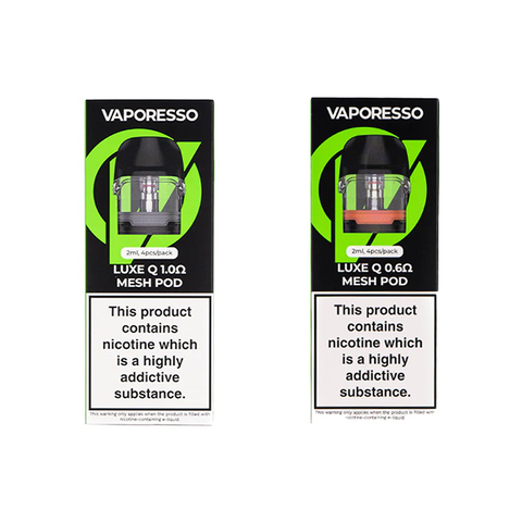 Vaporesso Luxe Q Replacement Pods - (0.6Ω/1.0Ω)