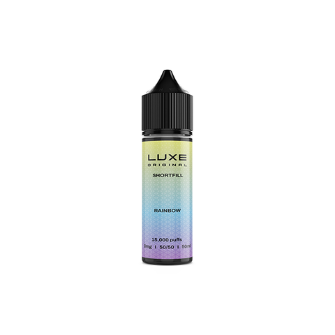 0mg LUXE 50ml Shortfill (50VG/50PG) - 5 Pack