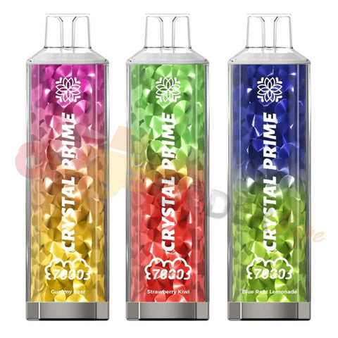 Crystal Prime 7000 Puff Disposable Vape 3D Effects