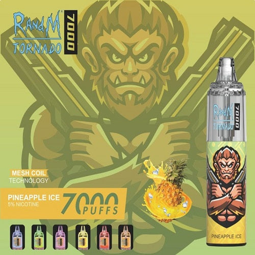 pineapple  r and m tornado 7000 disposable Vape