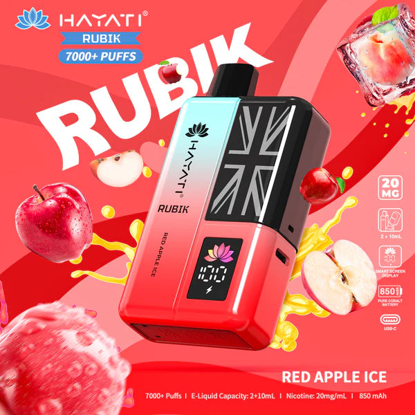 Hayati Rubik Red Apple Ice Flavor