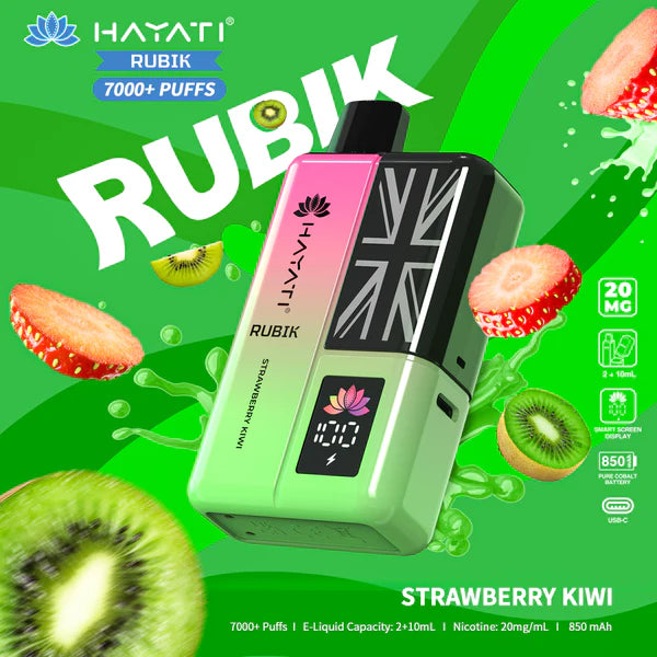 7000 Puffs Vape Hayati Rubik 