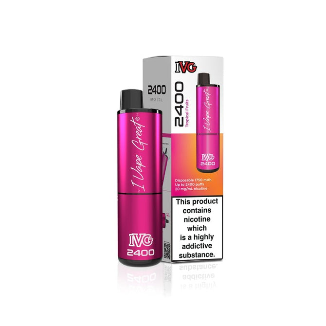 tropical fruits Ivg 2400 Puffs Disposable Vape