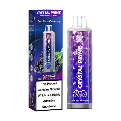 Crystal Prime 7000 Puff Disposable Vape 3D Effects