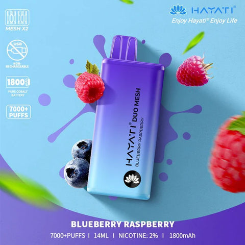 Hayati Duo Mesh 7000 Puffs Disposable Vape £10.98