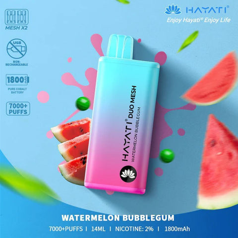 Hayati Duo Mesh 7000 Puffs Disposable Vape £10.98