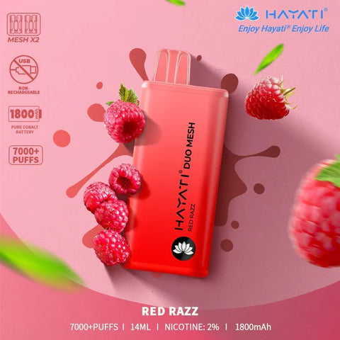 Hayati Duo Mesh 7000 Puffs Disposable Vape £10.98