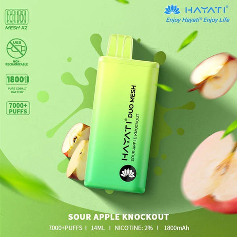 Hayati Duo Mesh 7000 Puffs Disposable Vape £10.98