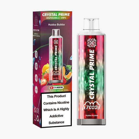 Crystal Prime 7000 Puff Disposable Vape 3D Effects