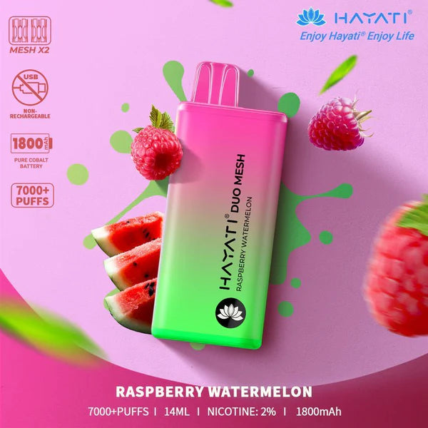 Raspberry Watermelon 7000 Puffs