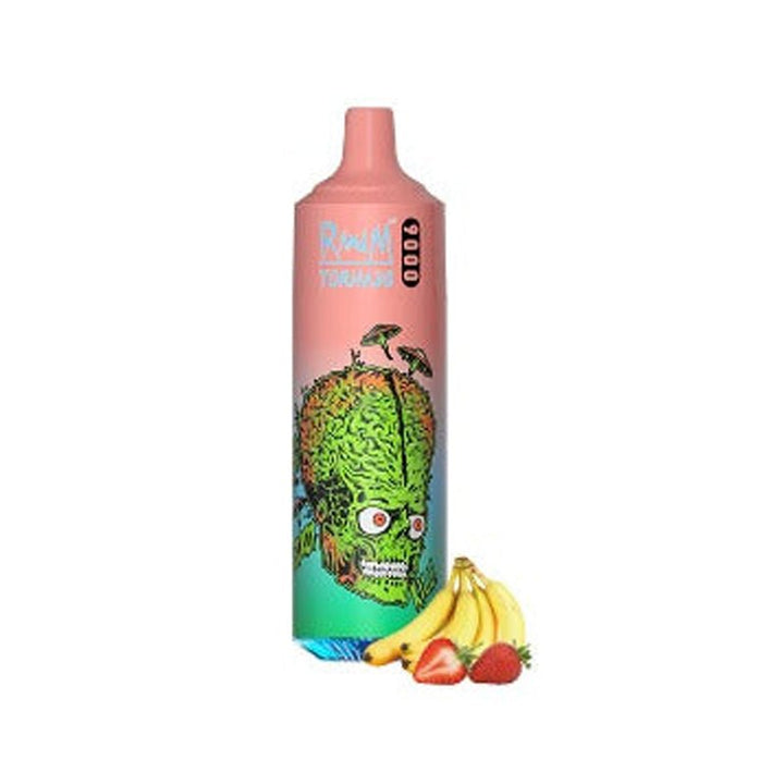 strawberry banana r and m tornado 9000 disposable vape pod