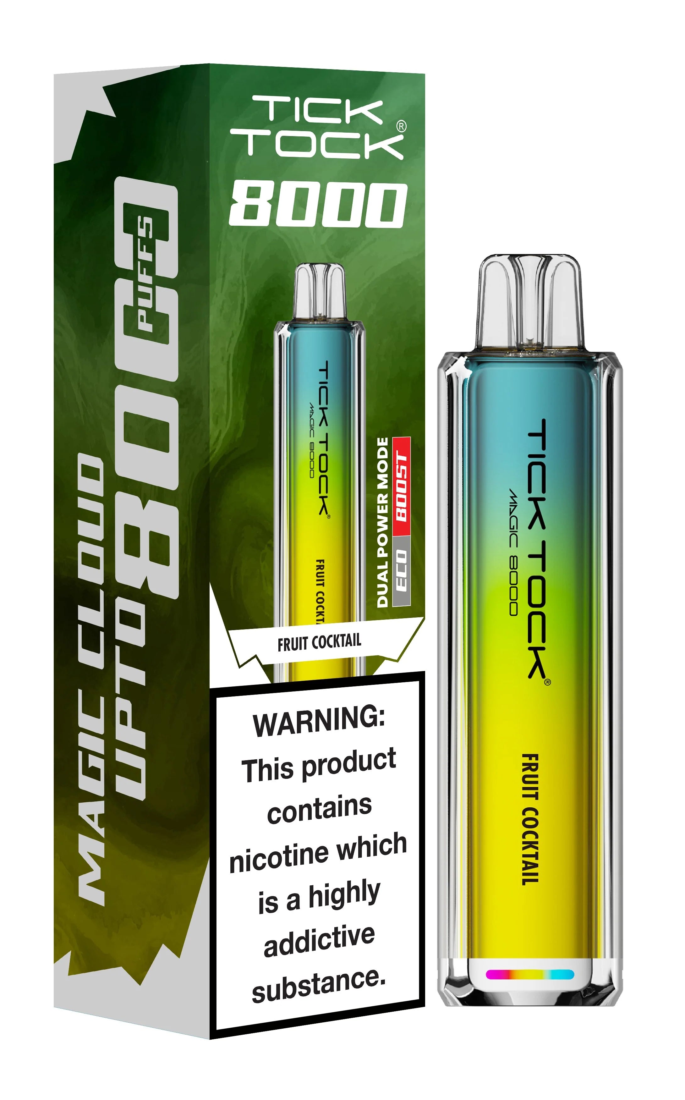 Fruti Cocktail tick tock 8000 puffs disposable vape