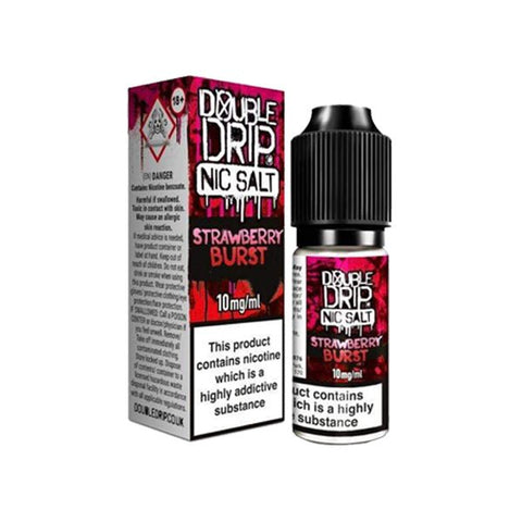 10MG Double Drip 10ML Flavoured Nic Salts E Liquid