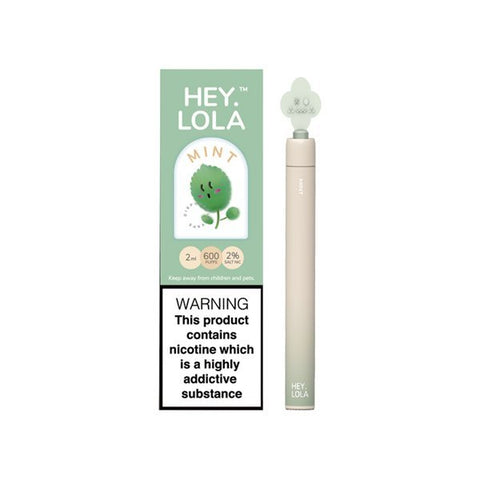 20mg Hey Lola Disposable Vape Device 600 Puffs