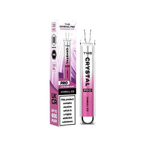 20mg The Crystal Pro Disposable Vape Device 600 Puffs