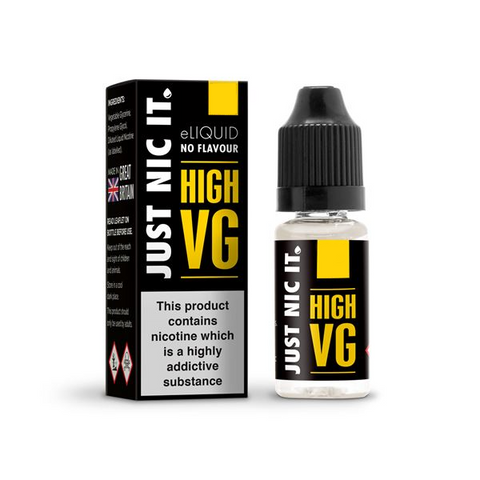 18mg Just Nic It Black Edition Nic Shot 10ml (80VG/20PG)