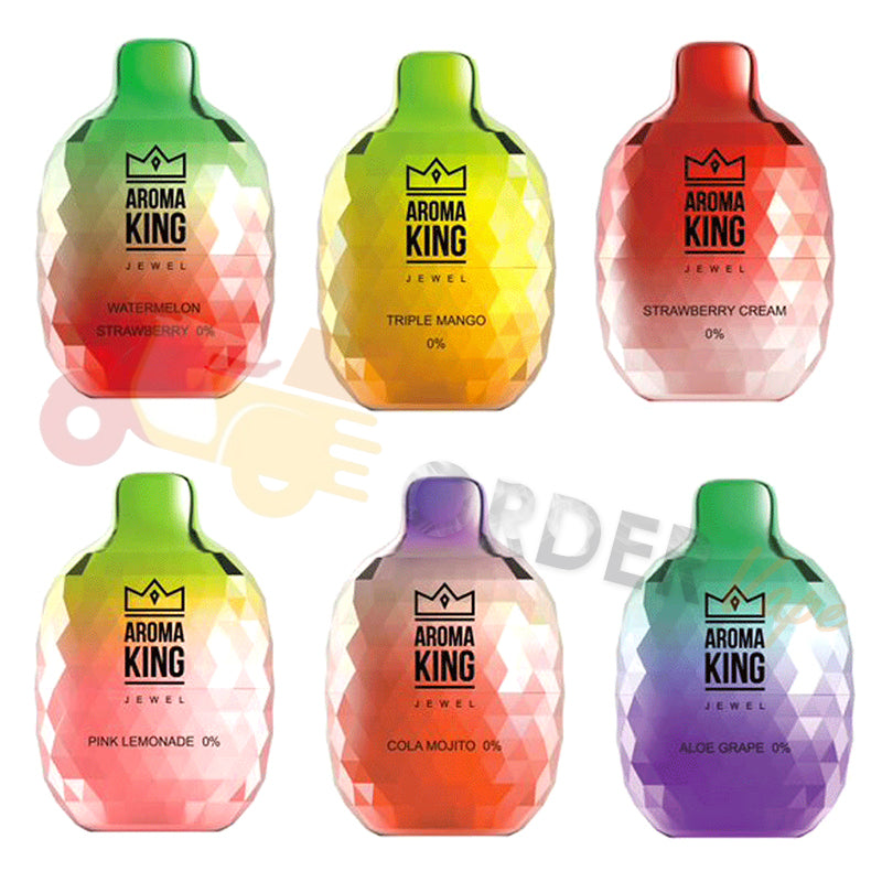 Aroma King Jewel 8000 Disposable Vape 10 Pack 0mg